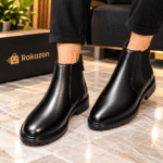 Premium Black Chelsea Boot for Men – Stylish PU Leather Boot